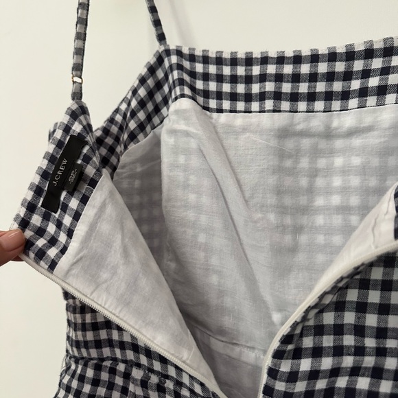 J.crew linen gingham jumpsuit - Picture 7 of 9